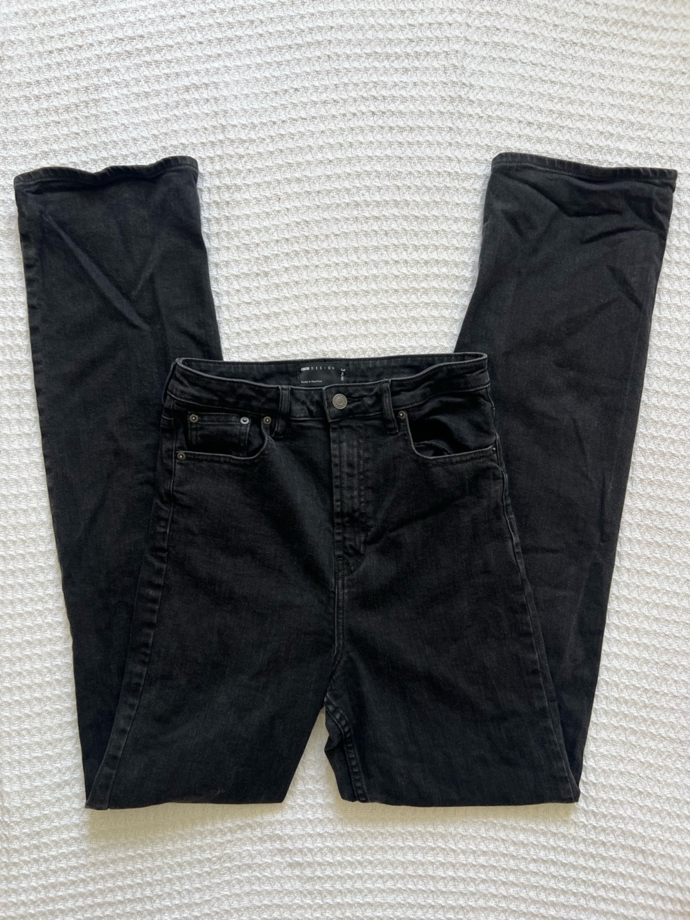 ASOS Black Skinny High-Rise Jeans